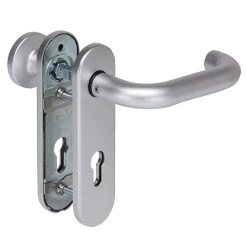 Hörmann Feuerschutz-Wechselgarnitur Typ D110 PZ, Aluminium -Heimwerkzeuge 454691 hoermann fs wechselgarnitur d 110 antipanik innenansicht