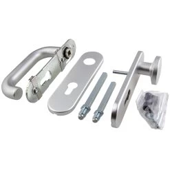 Hörmann Feuerschutz-Wechselgarnitur Typ D110 PZ, Aluminium -Heimwerkzeuge 454691 hoermann fs wechselgarnitur d 110 antipanik lieferumfang