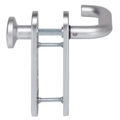 Hörmann Feuerschutz-Wechselgarnitur Typ D110 PZ, Aluminium -Heimwerkzeuge 454691 hoermann fs wechselgarnitur d 110 antipanik seitenansicht links