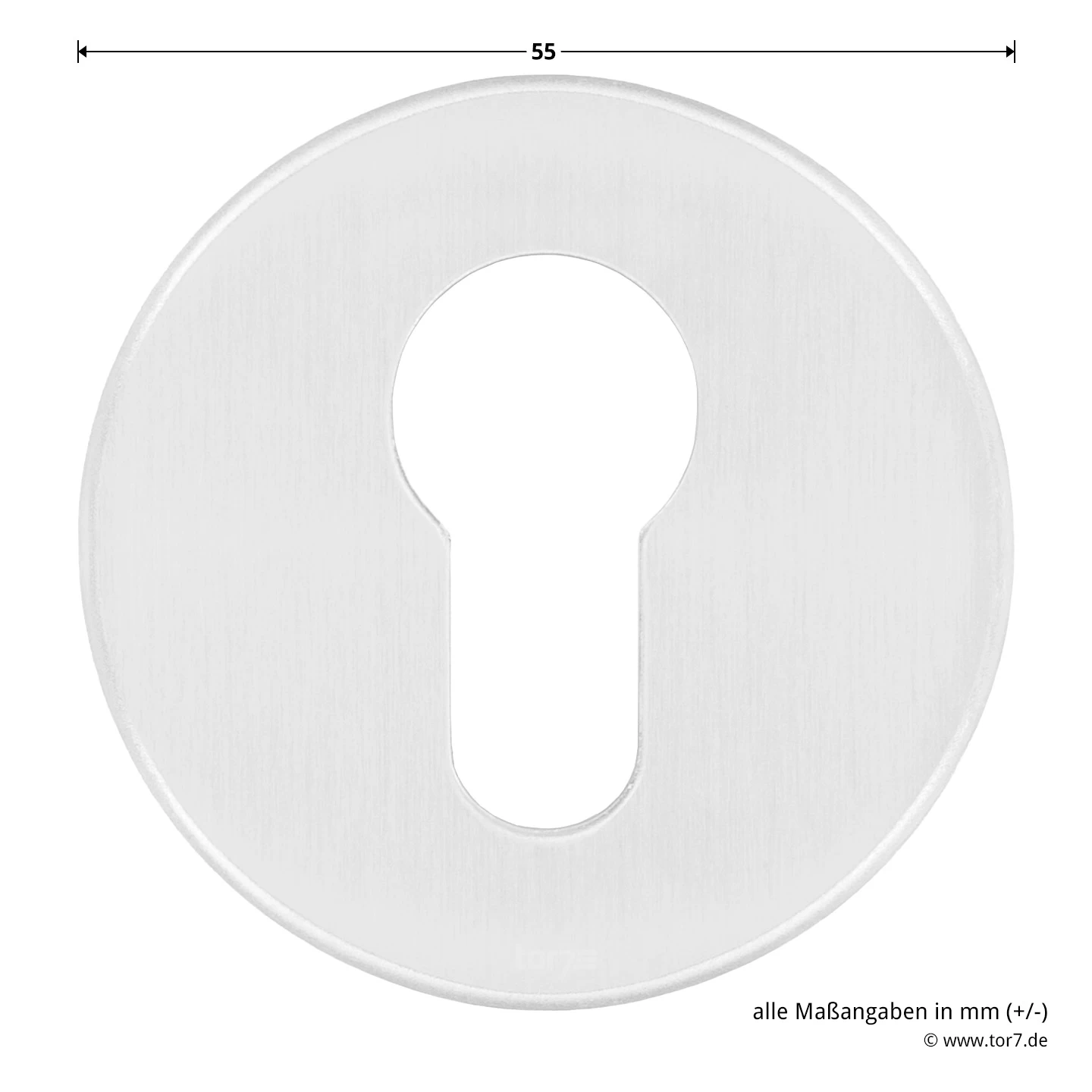Hörmann FS Panik-Drückergarnitur D110 Rosette PZ, Alu 8 Hörmann FS Panik-Drückergarnitur D110 Rosette PZ, Alu – Bild 6