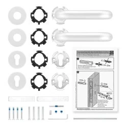 Hörmann FS Panik-Drückergarnitur D110 Rosette PZ, Alu 14 Hörmann FS Panik-Drückergarnitur D110 Rosette PZ, Alu -Heimwerkzeuge 454735 hoermann fs panikgarnitur d110 pz rosette alu f1 gleitlager lieferumfang