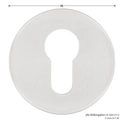 Hörmann FS Wechselgarnitur D110 Rosette PZ, Edelstahl 19 Hörmann FS Wechselgarnitur D110 Rosette PZ, Edelstahl -Heimwerkzeuge 454742 hoermann fs wechselgarnitur d110 pz rosette edelstahl gleitlager durchmesser