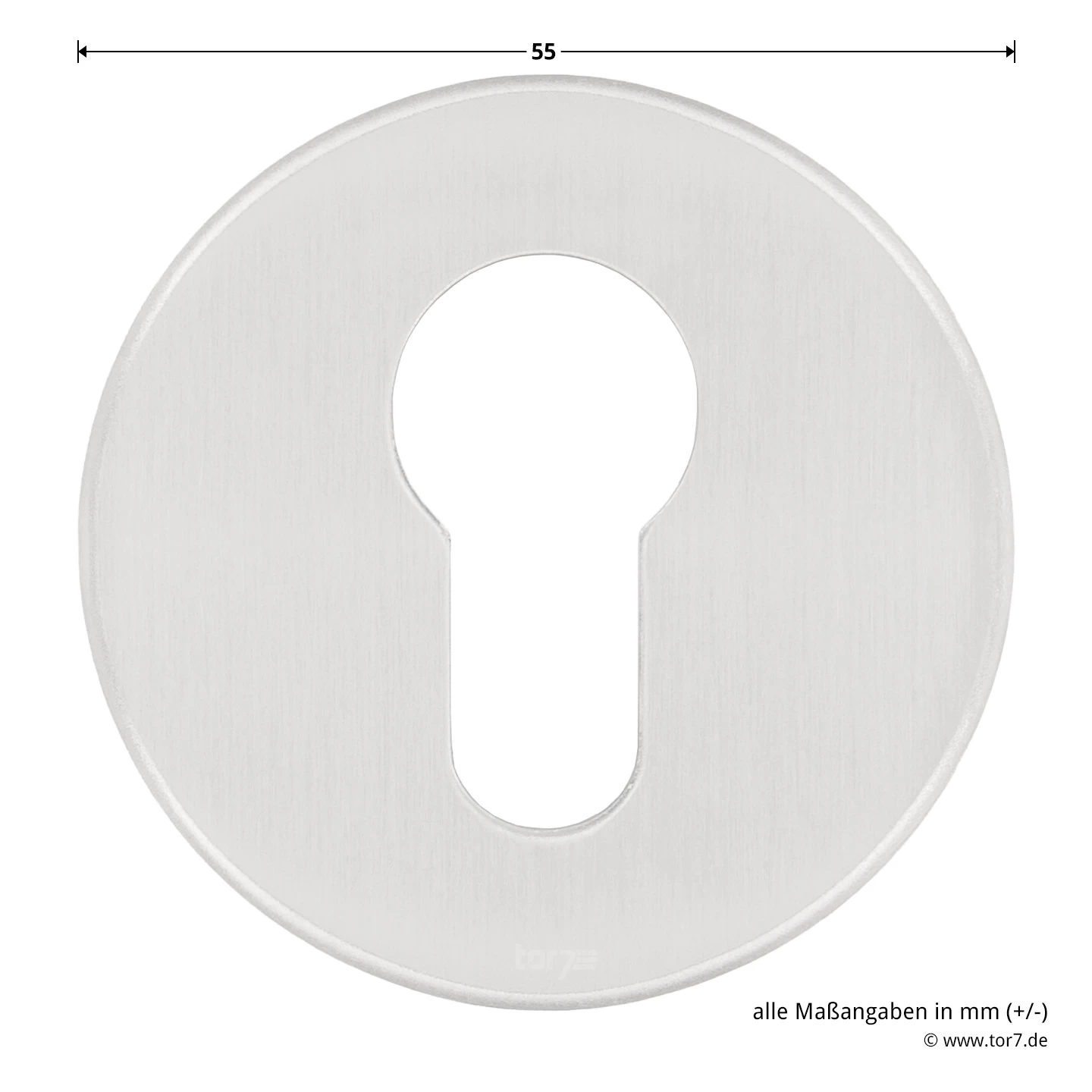 Hörmann FS Wechselgarnitur D110 Rosette PZ, Edelstahl 11 Hörmann FS Wechselgarnitur D110 Rosette PZ, Edelstahl – Bild 9