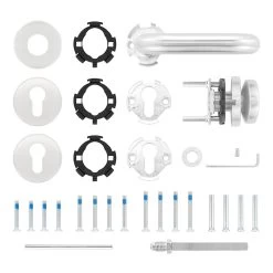 Hörmann FS Wechselgarnitur D110 Rosette PZ, Edelstahl 15 Hörmann FS Wechselgarnitur D110 Rosette PZ, Edelstahl -Heimwerkzeuge 454742 hoermann fs wechselgarnitur d110 pz rosette edelstahl gleitlager lieferumfang