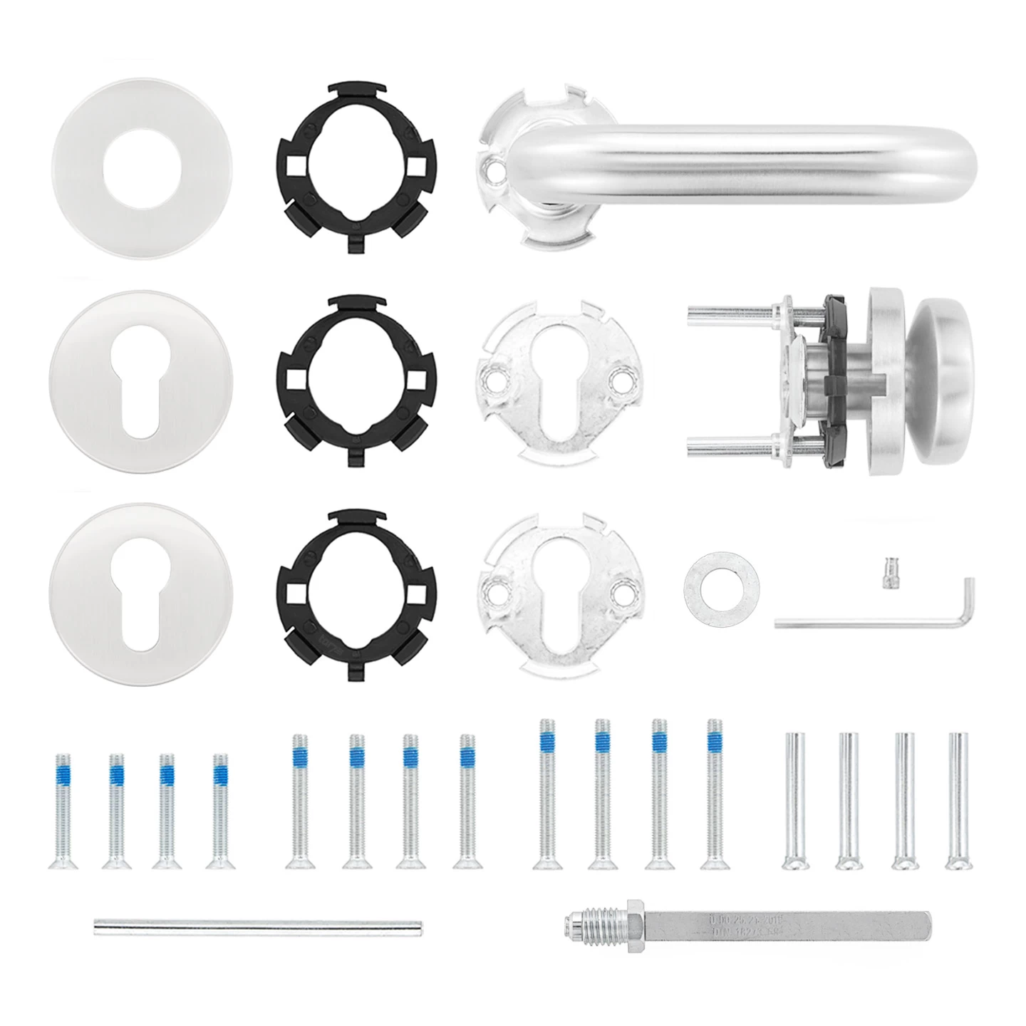 Hörmann FS Wechselgarnitur D110 Rosette PZ, Edelstahl 7 Hörmann FS Wechselgarnitur D110 Rosette PZ, Edelstahl – Bild 5
