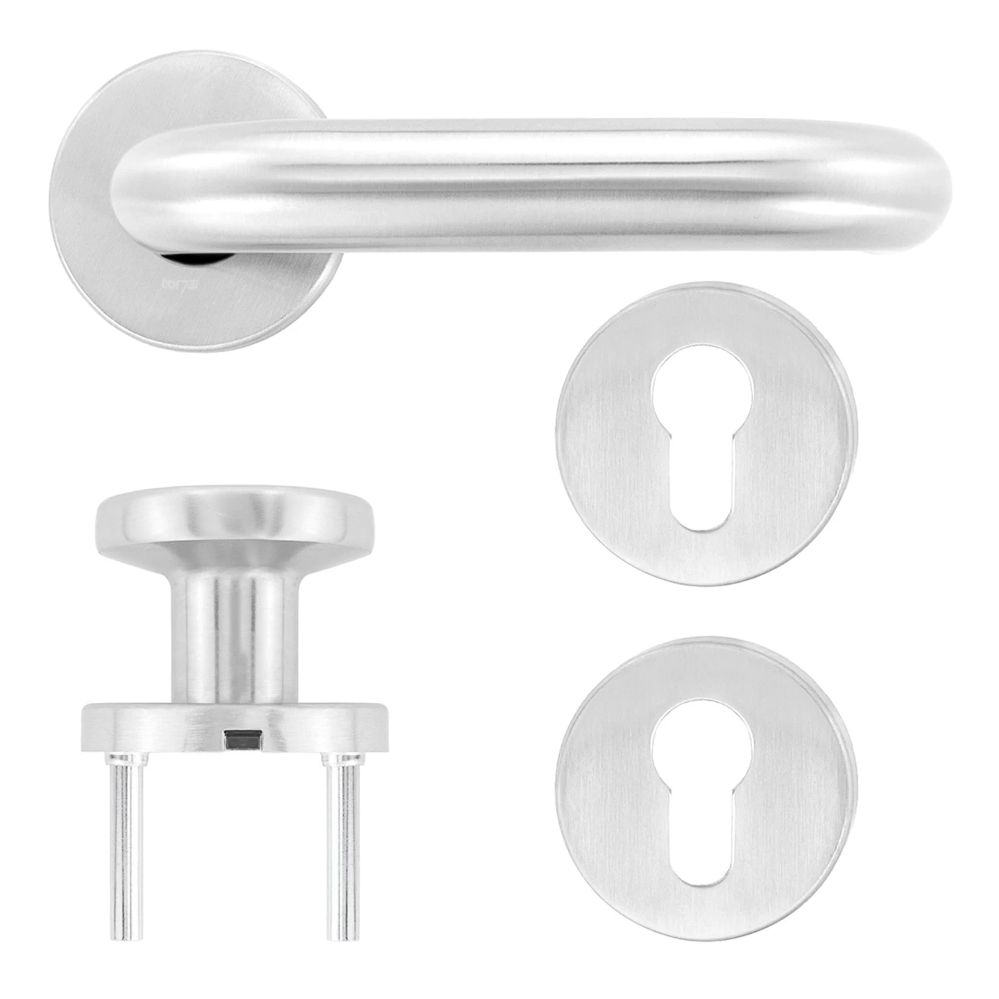 Hörmann FS Wechselgarnitur D110 Rosette PZ, Edelstahl 3 Hörmann FS Wechselgarnitur D110 Rosette PZ, Edelstahl