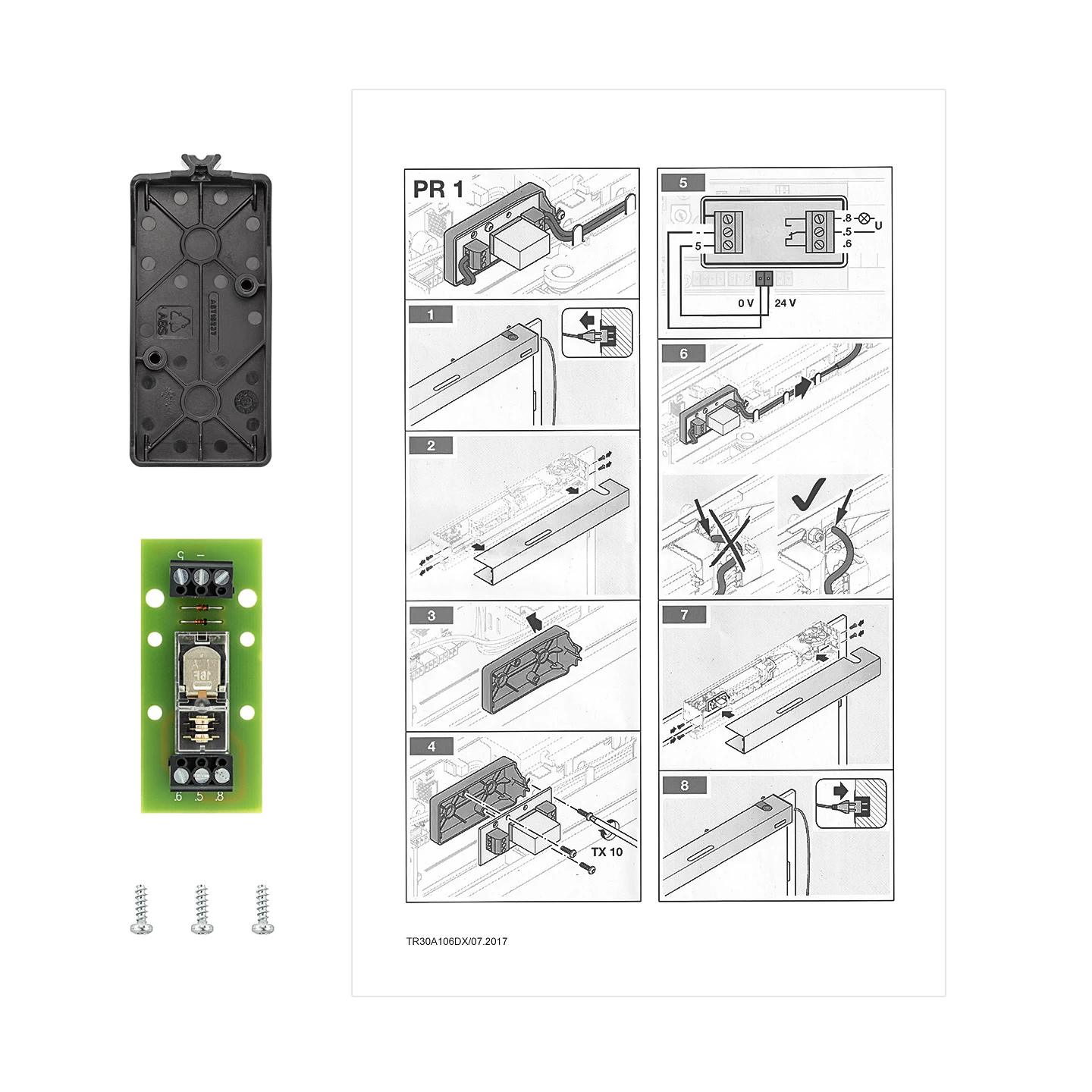 Hörmann Platine PR1 Mit Halterung, PortaMatic 9 Hörmann Platine PR1 Mit Halterung, PortaMatic – Bild 7