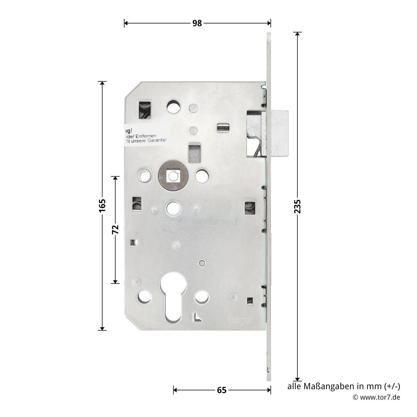 Hörmann Panikschloss ECO 112, Funktion D, Auswärts 6 Hörmann Panikschloss ECO 112, Funktion D, Auswärts – Bild 4