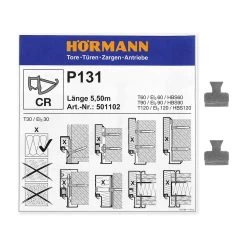 Hörmann Zargendichtung P131, 5500 Mm -Heimwerkzeuge 501102 hoermann zargendichtung p131 5500 mm zubehoer