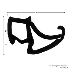 Hörmann Zargendichtung P133, 7500 Mm 15 Hörmann Zargendichtung P133, 7500 Mm -Heimwerkzeuge 501142 hoermann zargendichtung p133 7500 mm masse