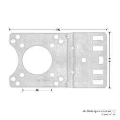 Hörmann Kettenbox-Anbausatz, 1:2 -Heimwerkzeuge 637006 hoermann kettenbox anbausatz 1 2 breite laenge