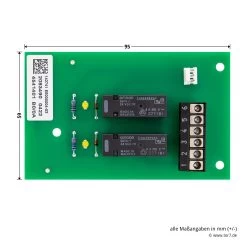 Hörmann Endlagenplatine, Steuerungen, STA400 -Heimwerkzeuge 637028 hoermann endlagenplatine ohne feinsicherung mit 2 relais platine bemassung