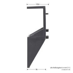 Hörmann Zubehörbeutel Erweiterungsgehäuse -Heimwerkzeuge 638079 hoermann zubehoerbeutel erweiterungsgehaeuse winkel bemassung 2