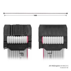 Hörmann Flachband-Verbindungsleitung, 10-adrig 7 Hörmann Flachband-Verbindungsleitung, 10-adrig -Heimwerkzeuge 638448 hoermann flachband verbindungsleitung 10 adrig laenge 1000 mm draufsicht masse