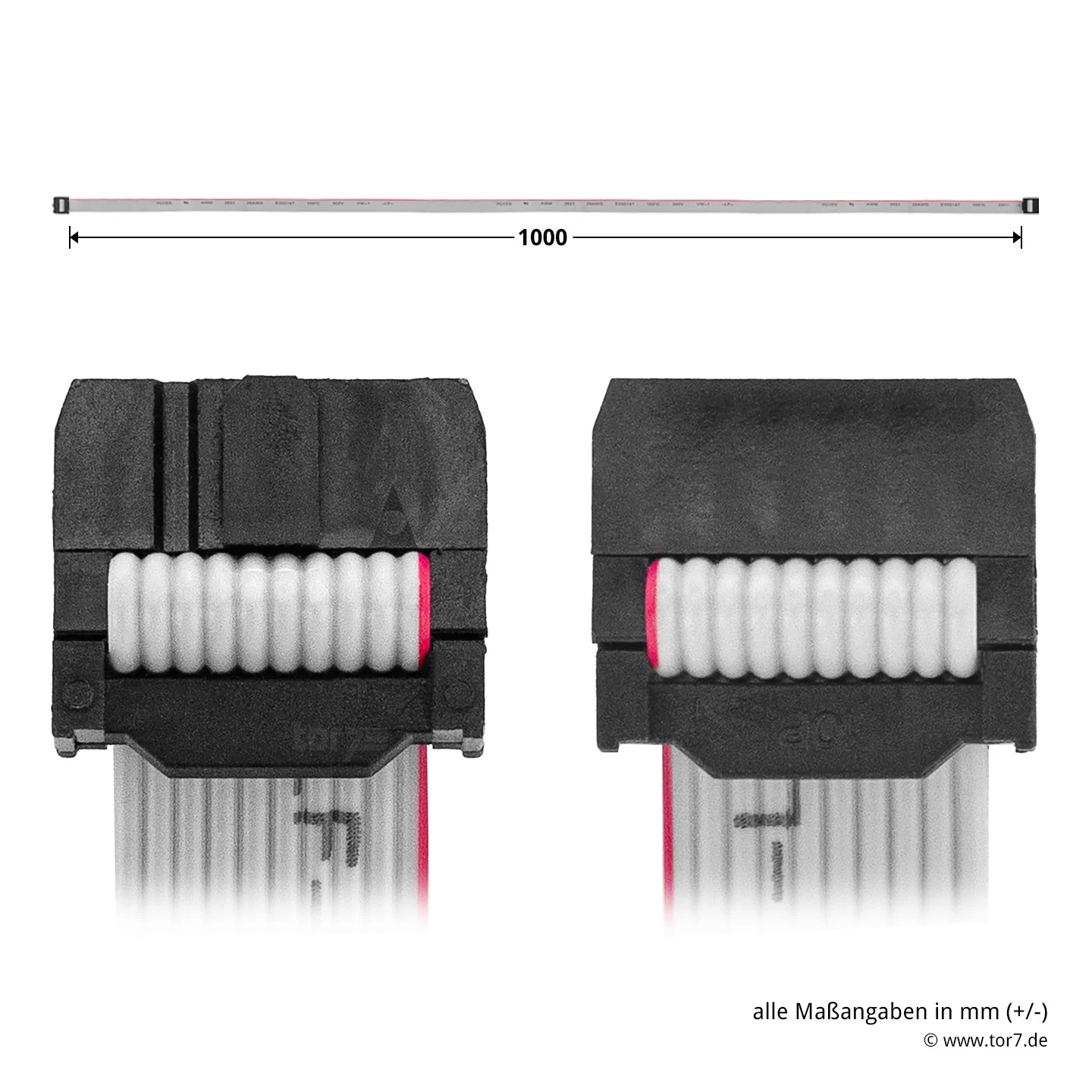 Hörmann Flachband-Verbindungsleitung, 10-adrig 5 Hörmann Flachband-Verbindungsleitung, 10-adrig – Bild 3