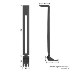Hörmann Zubehörbeutel 1, SE2 -Heimwerkzeuge 638918 hoermann zubehoerbeutel 1 se2 knickfuss masse
