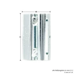 Hörmann Flügelteil FE Verzinkt, Nicht Verstellbar, H8-5/MZ 8 Hörmann Flügelteil FE Verzinkt, Nicht Verstellbar, H8-5/MZ -Heimwerkzeuge 690407 hoermann fluegelteil fe verzinkt nicht verstellbar fuer h8 5 mz masse 1