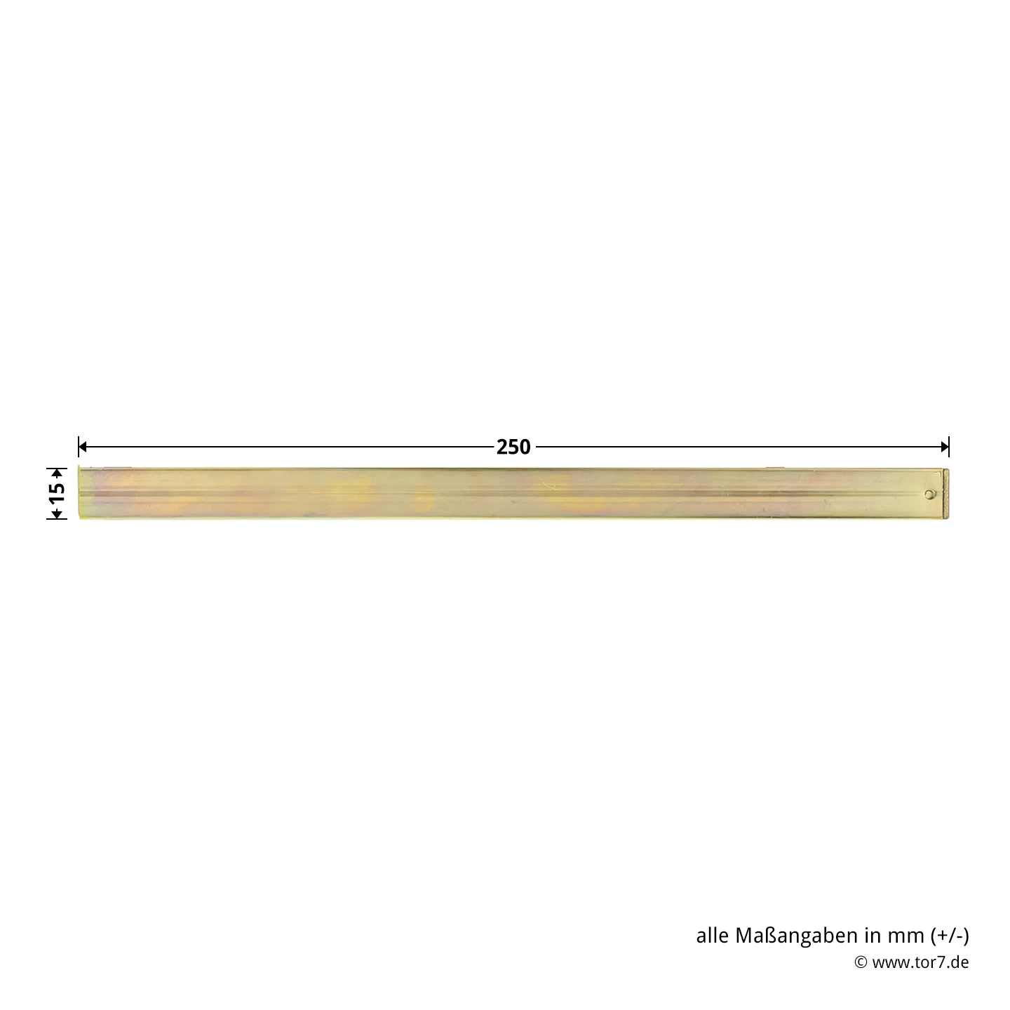 Hörmann Türkantriegel 20 X 250 Mm Gelb Verzinkt, ZK/MZ 8 Hörmann Türkantriegel 20 X 250 Mm Gelb Verzinkt, ZK/MZ – Bild 6