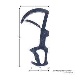 Hörmann Beipackbeutel Rauchschutz, Dichtung 6,20 M, Eckzarge -Heimwerkzeuge 691356 hoermann beipackbeutel dichtung 6 20 m eckzarge h 8 5 rs qd rs qd masse