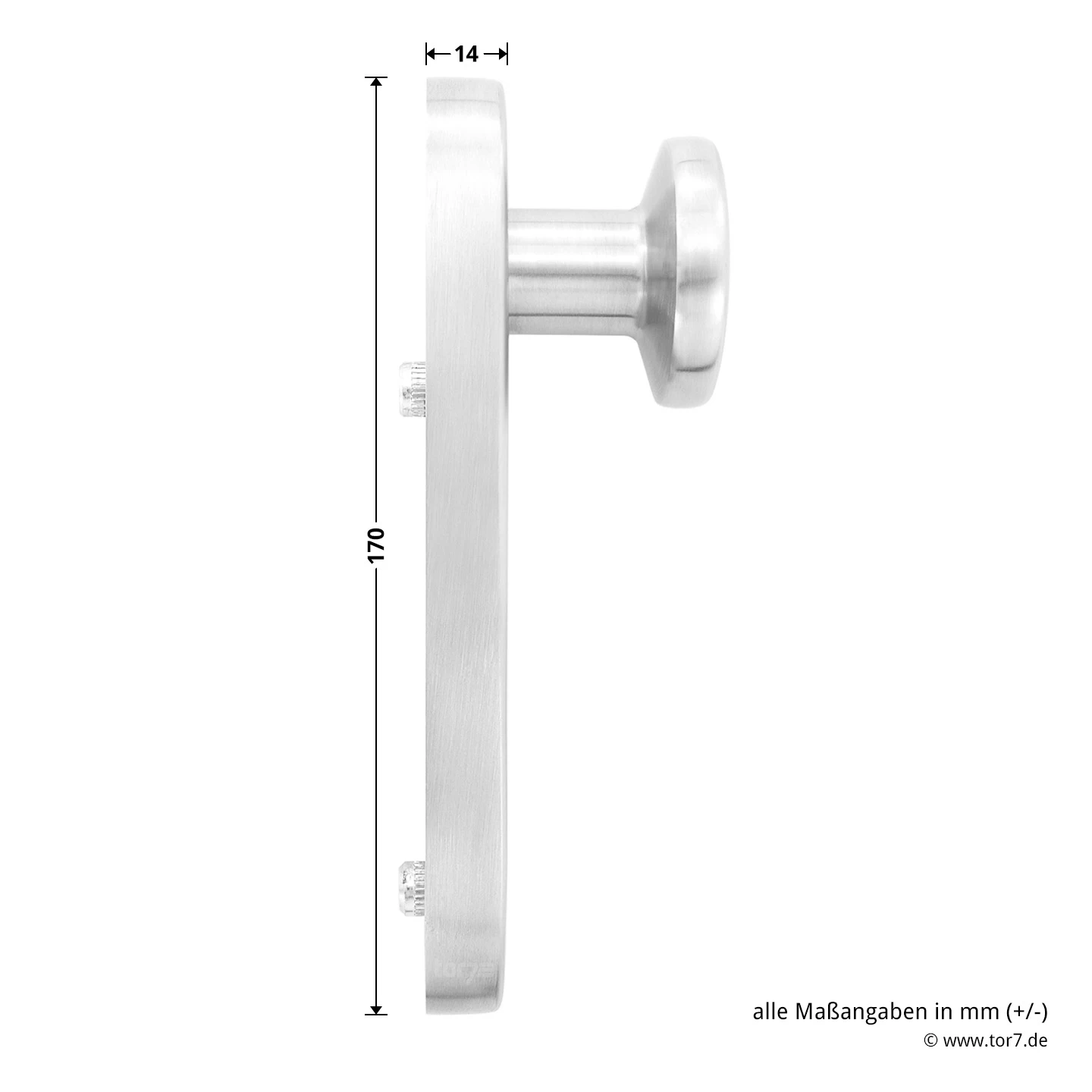 Hörmann Wechselgarnitur D110 Kurzschild PZ, ES1, Edelstahl 6 Hörmann Wechselgarnitur D110 Kurzschild PZ, ES1, Edelstahl – Bild 4