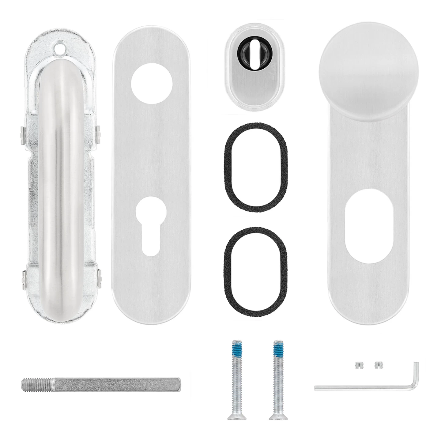Hörmann Wechselgarnitur D110 Kurzschild PZ, ES1, Edelstahl 4 Hörmann Wechselgarnitur D110 Kurzschild PZ, ES1, Edelstahl – Bild 2