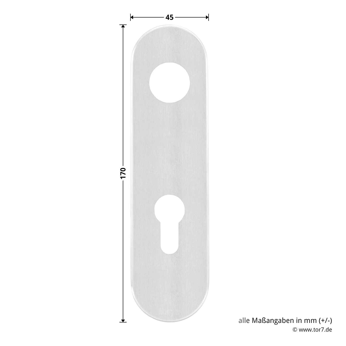 Hörmann Wechselgarnitur D110 Kurzschild PZ, ES1, Edelstahl 7 Hörmann Wechselgarnitur D110 Kurzschild PZ, ES1, Edelstahl – Bild 5