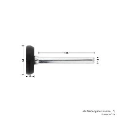 Hörmann Laufrolle DF95/DF98 Komplett, Rechts 19 Hörmann Laufrolle DF95/DF98 Komplett, Rechts -Heimwerkzeuge 760073 hoermann laufrolle df95 df98 komplett rechts masse