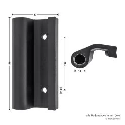 Hörmann Entlastungsrolle Mit Einfach-Bandteil 360 Mm, M12, DIN Rechts, Zwischenliegend -Heimwerkzeuge 772636 hoermann entlastungsrolle mit einfach bandteil 360mm m12 din rechts zwischenliegend masse bild 2