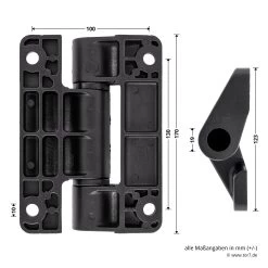 Hörmann Entlastungsrolle Mit Doppel-Bandteil 400 Mm, M12, DIN Links, Aufliegend 11 Hörmann Entlastungsrolle Mit Doppel-Bandteil 400 Mm, M12, DIN Links, Aufliegend -Heimwerkzeuge 772637 hoermann entlastungsrolle mit doppel bandteil 400mm m12 din links aufliegend masse bild 2