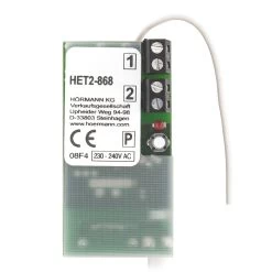 Hörmann Set: Empfänger HET 2 Mit 2 Handsendern HSM 4, 868 MHz -Heimwerkzeuge h902 hoermann set empfaenger het 2 mit 2 handsendern hsm 4 868 mhz platine vorderseite