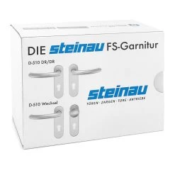 Steinau FS ES1-K Sicherheitsbeschlag, Typ D 510, Edelstahl Matt -Heimwerkzeuge ste810113 steinau fs es1 k sicherheitsbeschlag typ d 510 edelstahl matt verpackung
